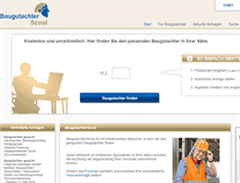 Tablet Screenshot of baugutachterscout.de